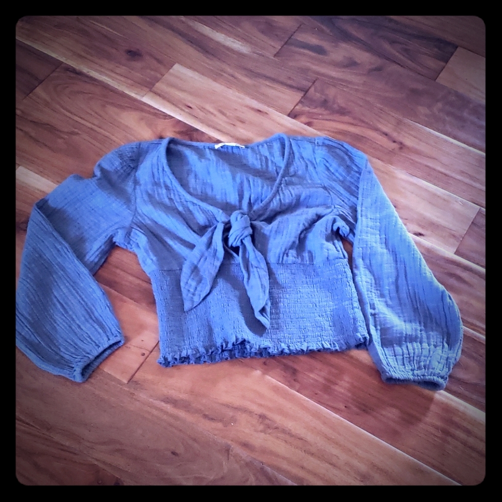 American Eagle Long sleeve top crop